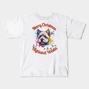 West Highland White Terrier Dog Kids T-Shirt